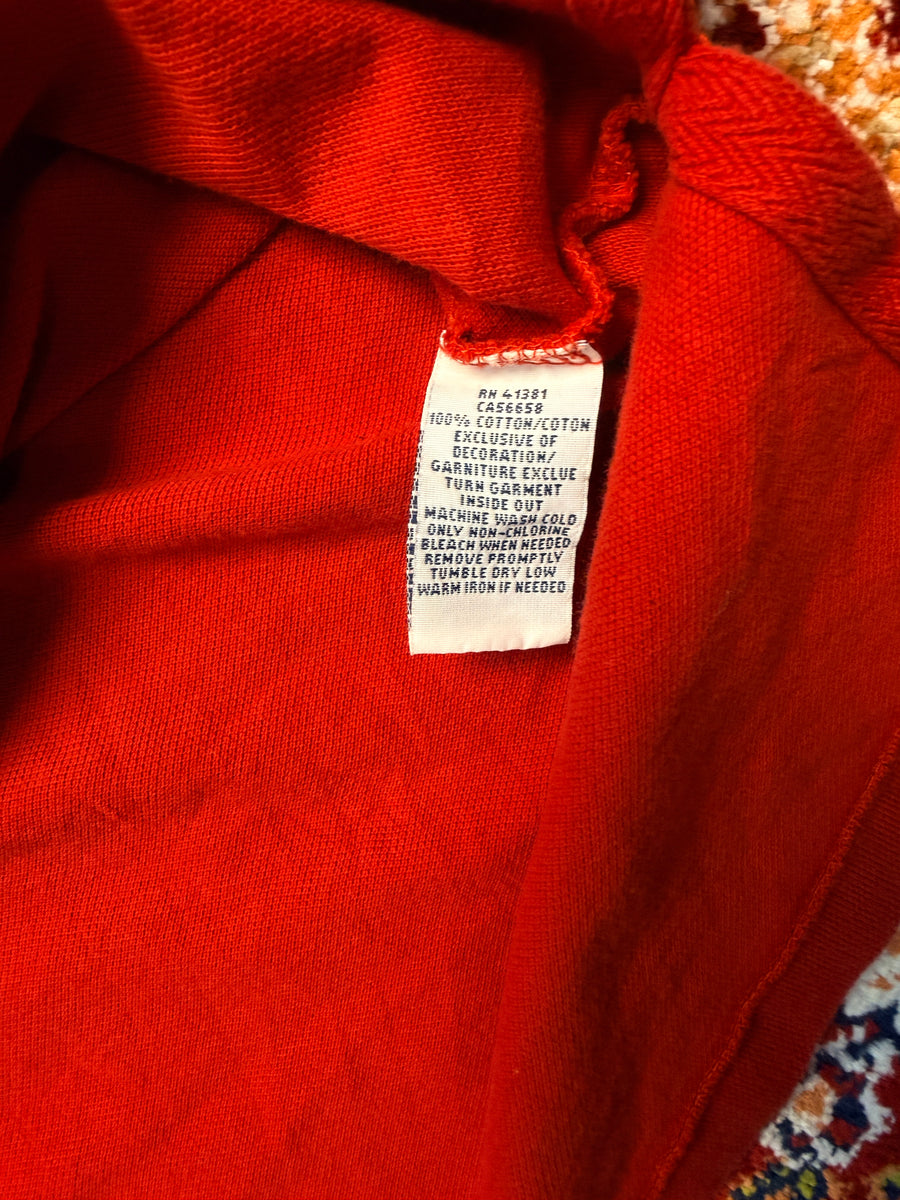 Polo Ralph Lauren Red Vintage Custom Fit Polo Shirt - L
