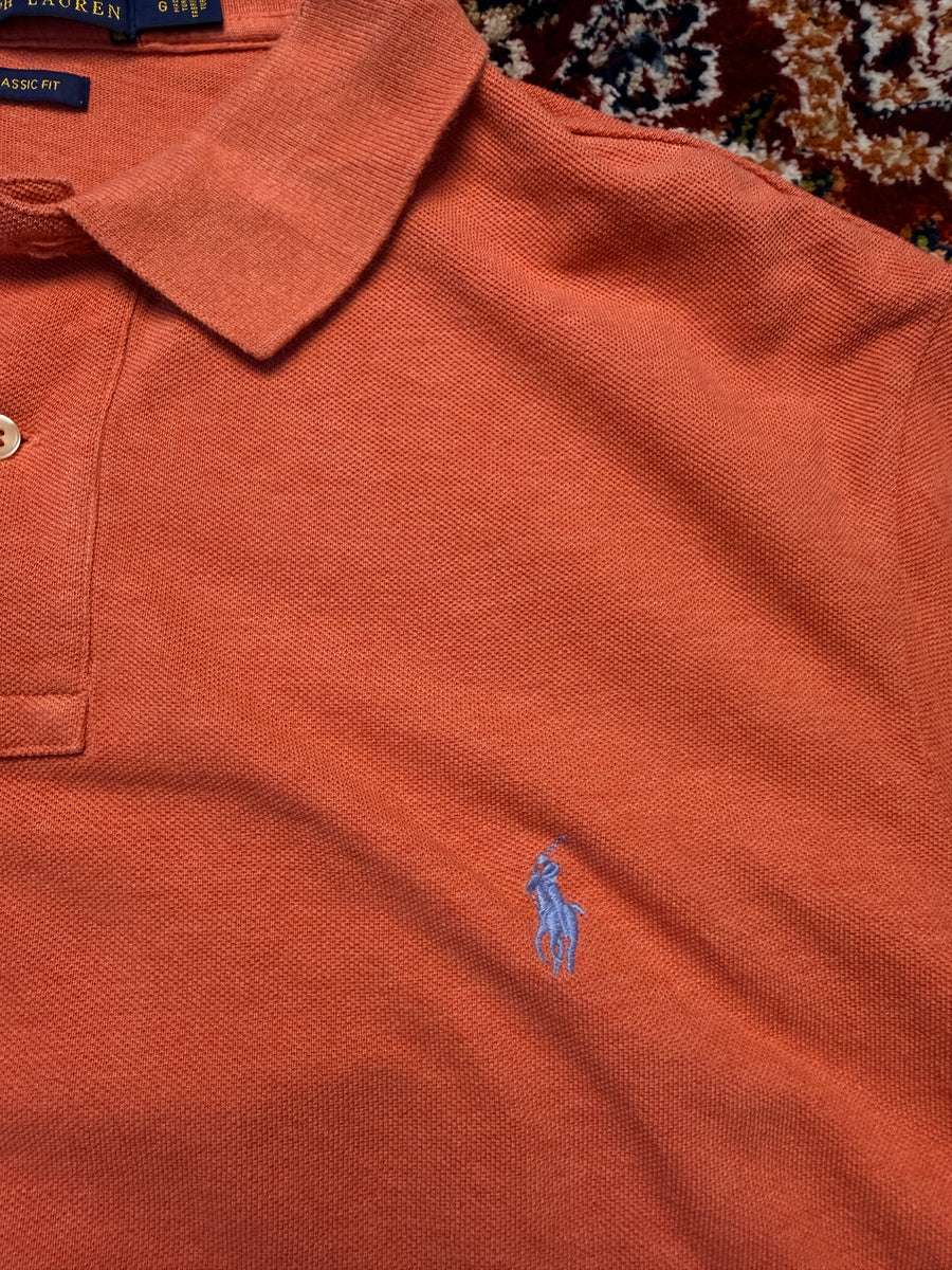 Polo Ralph Lauren Peach Classic Fit Polo Shirt - L