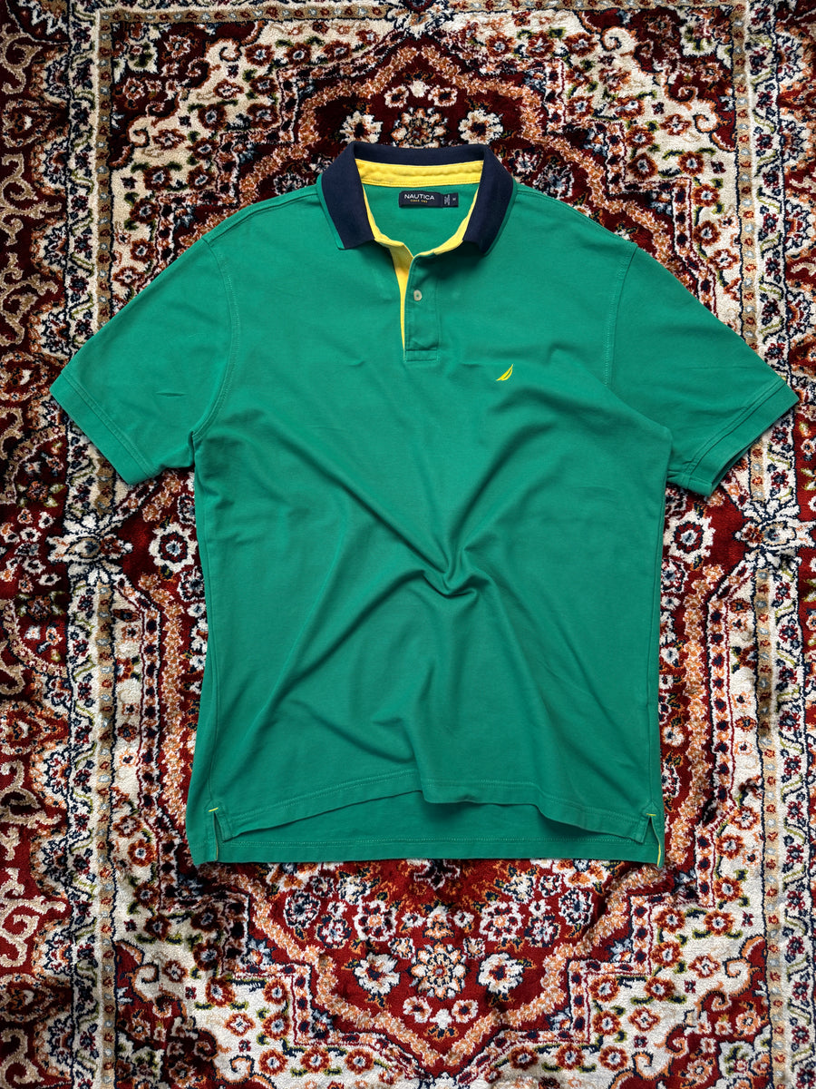 Nautica Green Polo Shirt - M