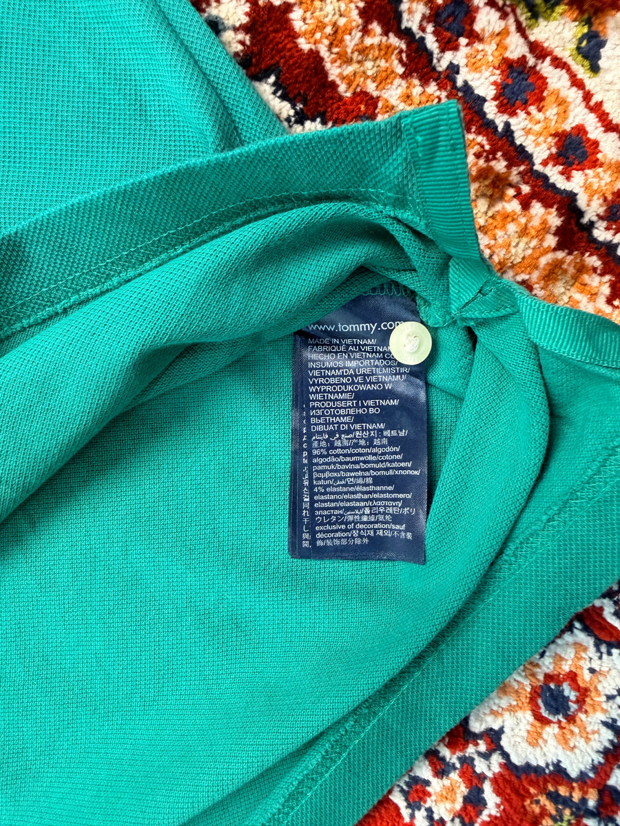 Tommy Hilfiger Green Vintage 1985 Slim Fit Polo Shirt - XL