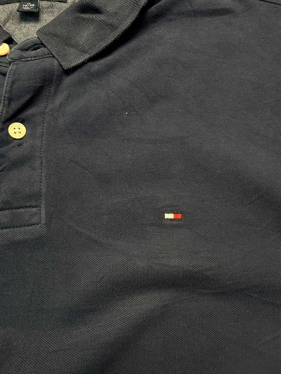 Tommy Hilfiger Navy Blue Polo Shirt - XL