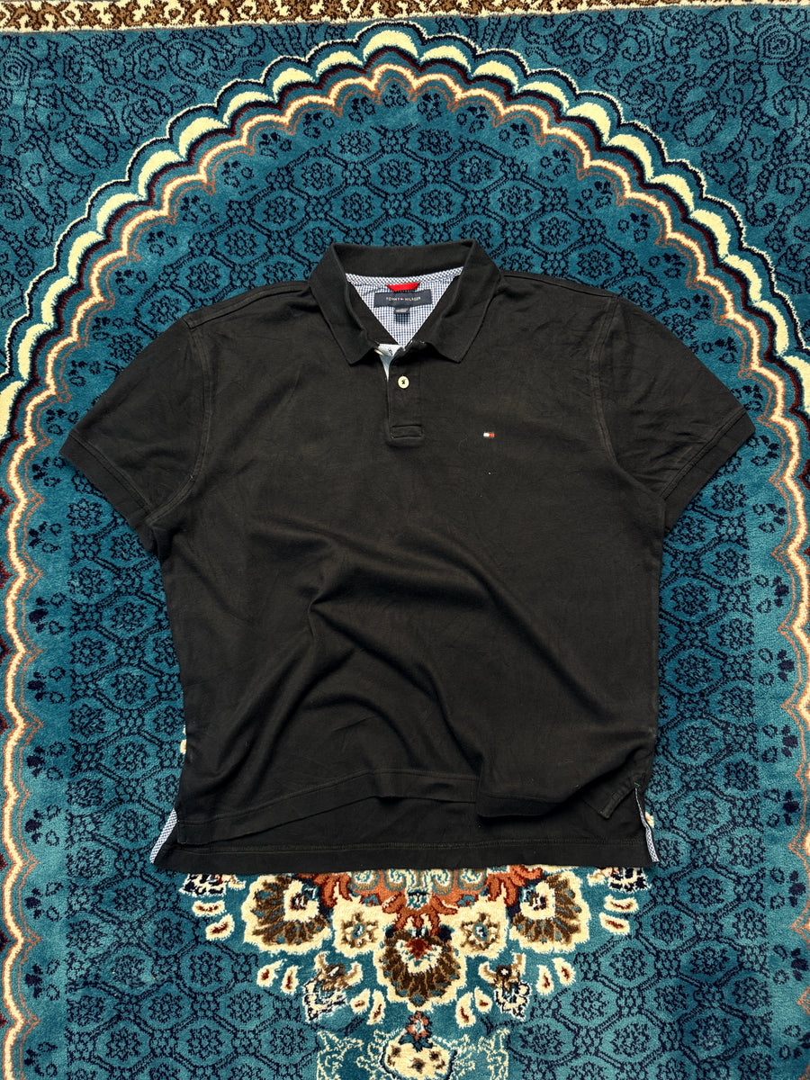 Tommy Hilfiger Black Polo Shirt - M