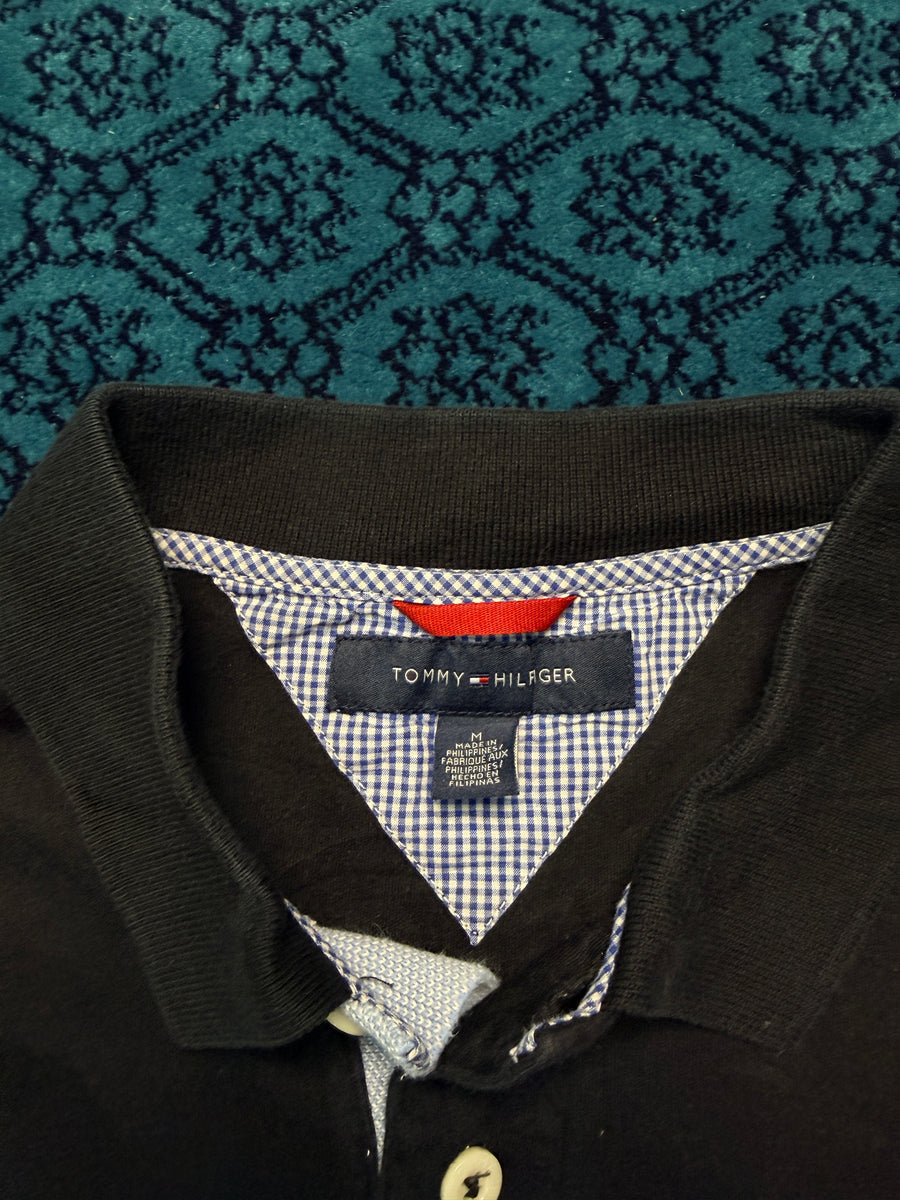 Tommy Hilfiger Black Polo Shirt - M