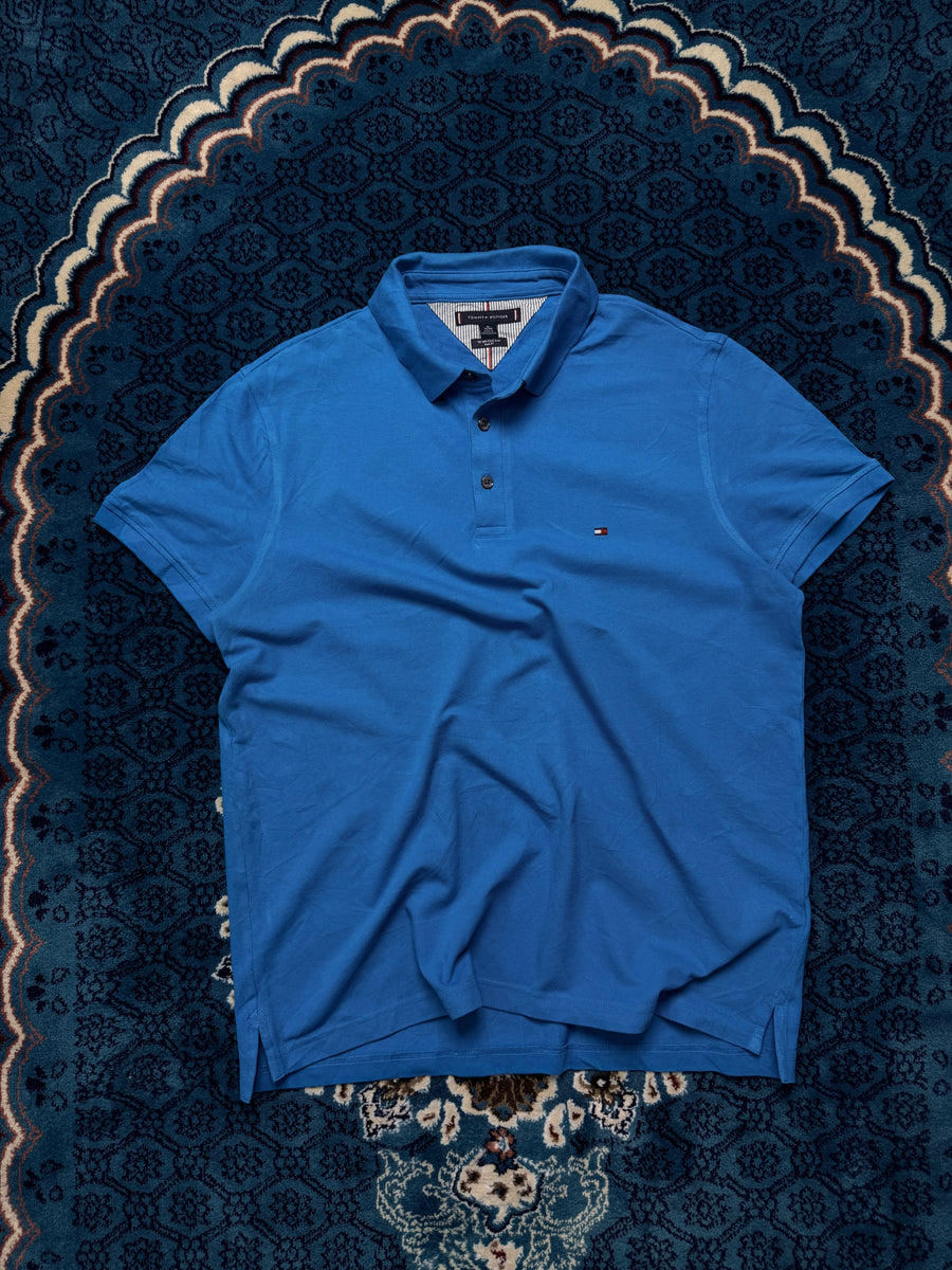 Tommy Hilfiger Blue Vintage 1985 Slim Fit Polo Shirt - XL