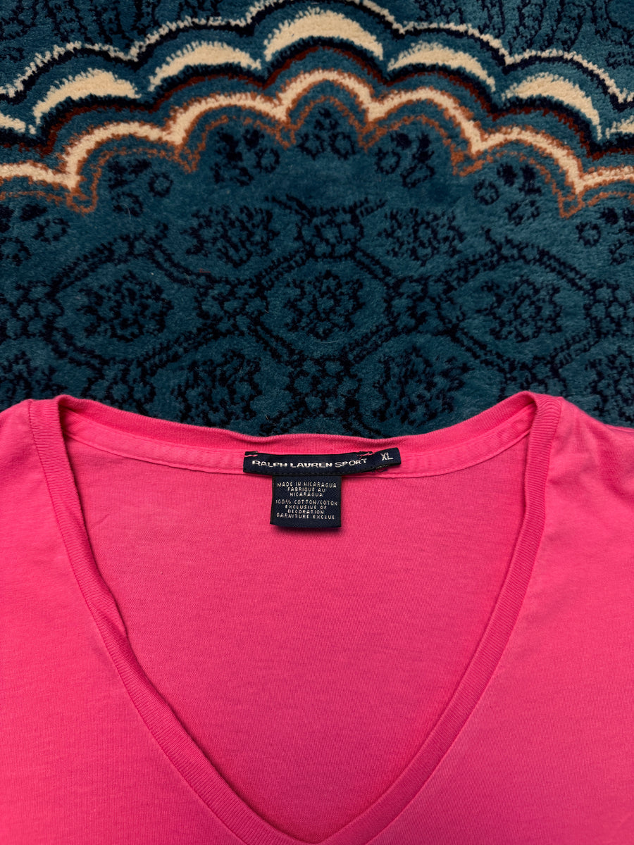 Ralph Lauren Sport Pink T-Shirt - XL