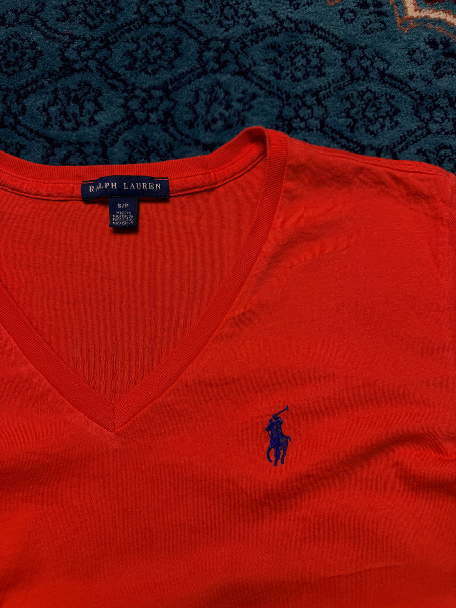 Ralph Lauren Orangish Pink T-Shirt - S