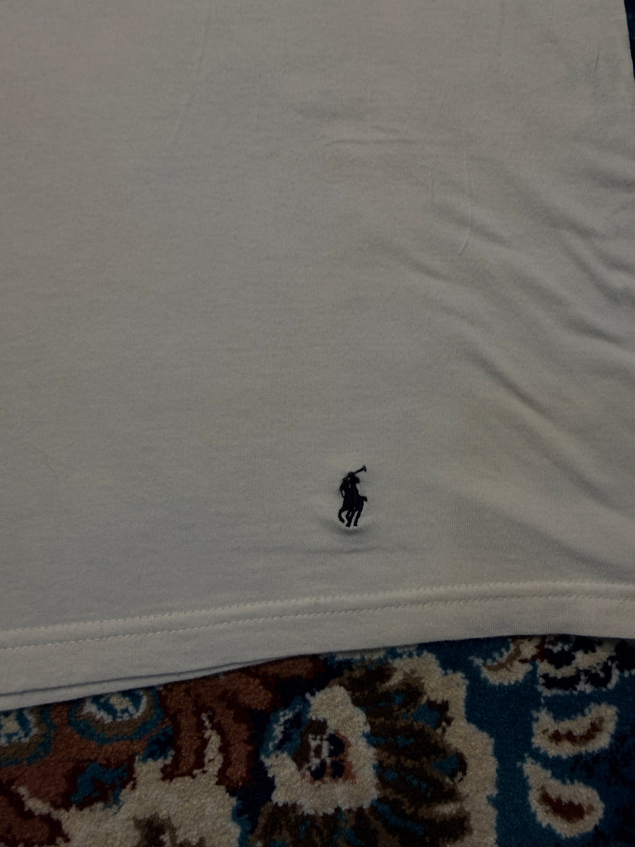 Polo Ralph Lauren Plain White Tee - M