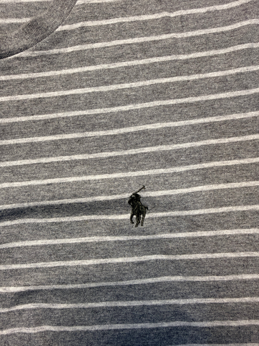 Polo Ralph Lauren Stripe Grey T-Shirt - M