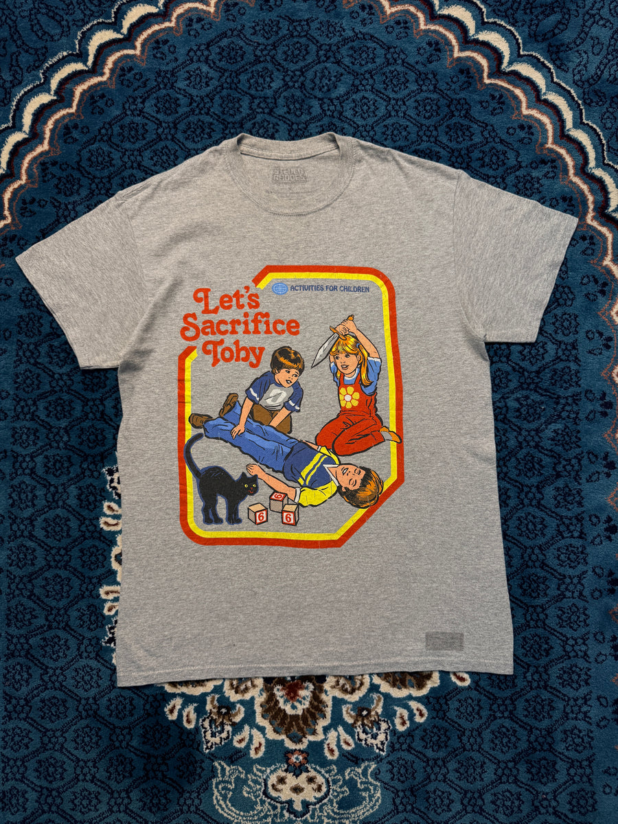 Steven Rhodes Grey Graphic Tee - M