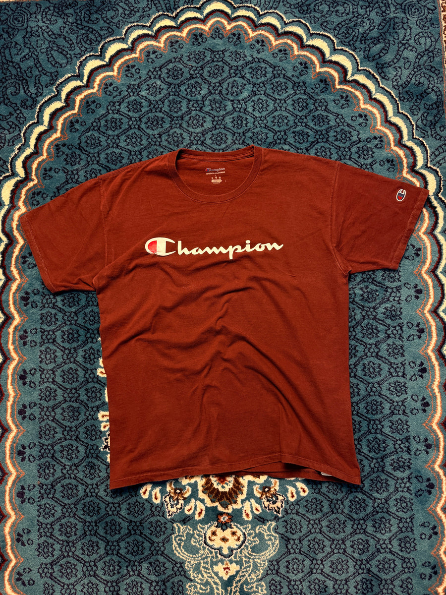 Champion Maroon T-Shirt - L