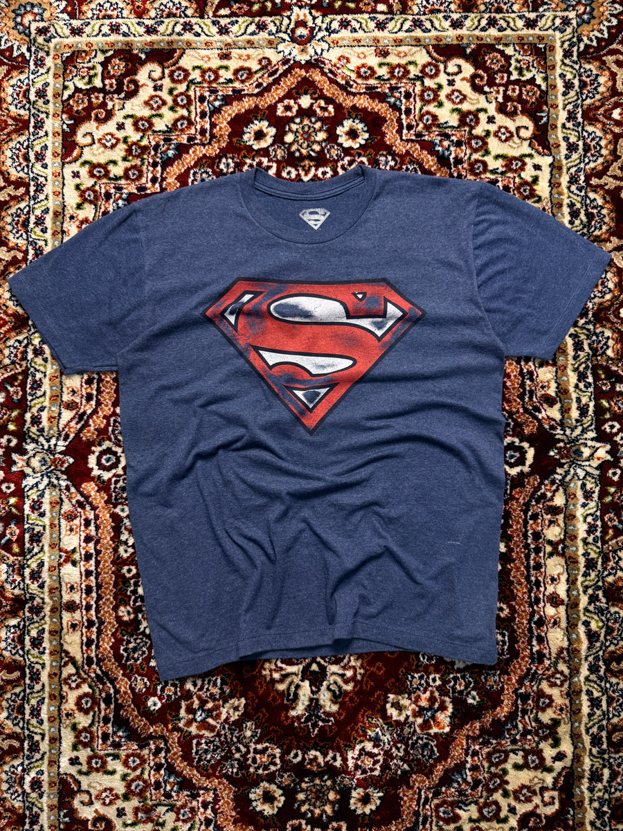 Superman Blue T-Shirt - L
