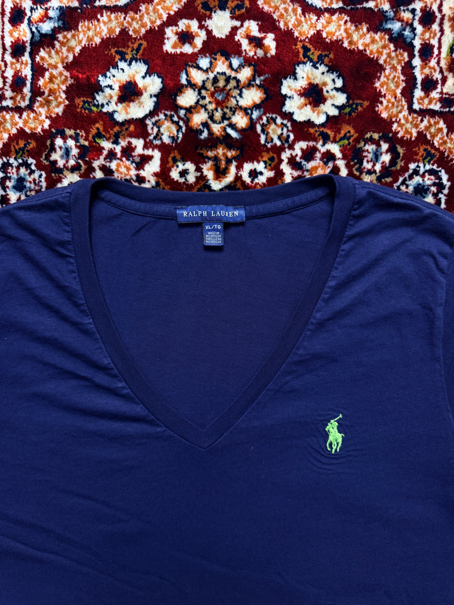 Ralph Lauren Navy Blue T-Shirt - XL