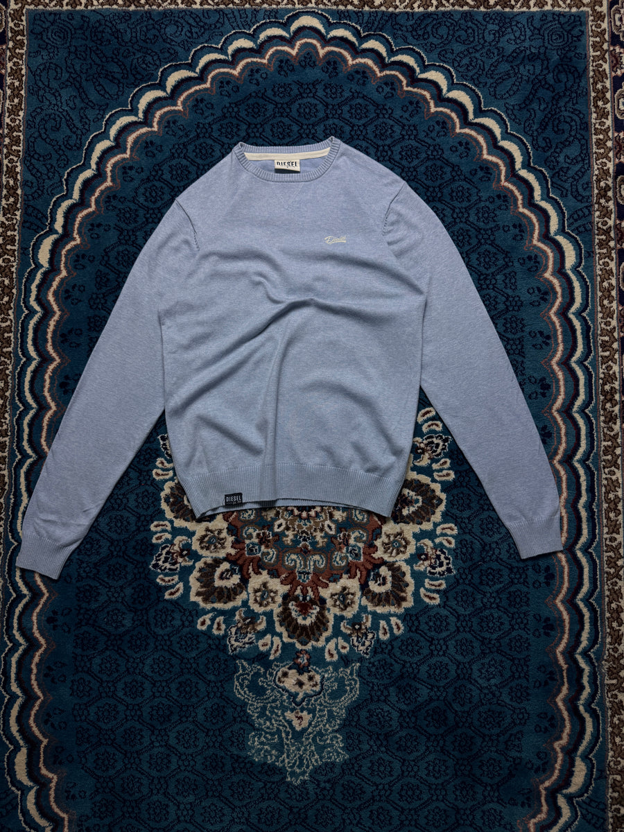 Diesel Sky Blue Crewneck Sweater - S