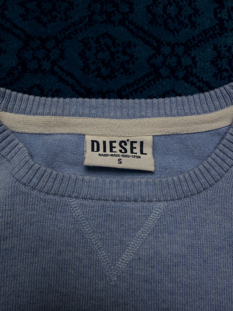 Diesel Sky Blue Crewneck Sweater - S