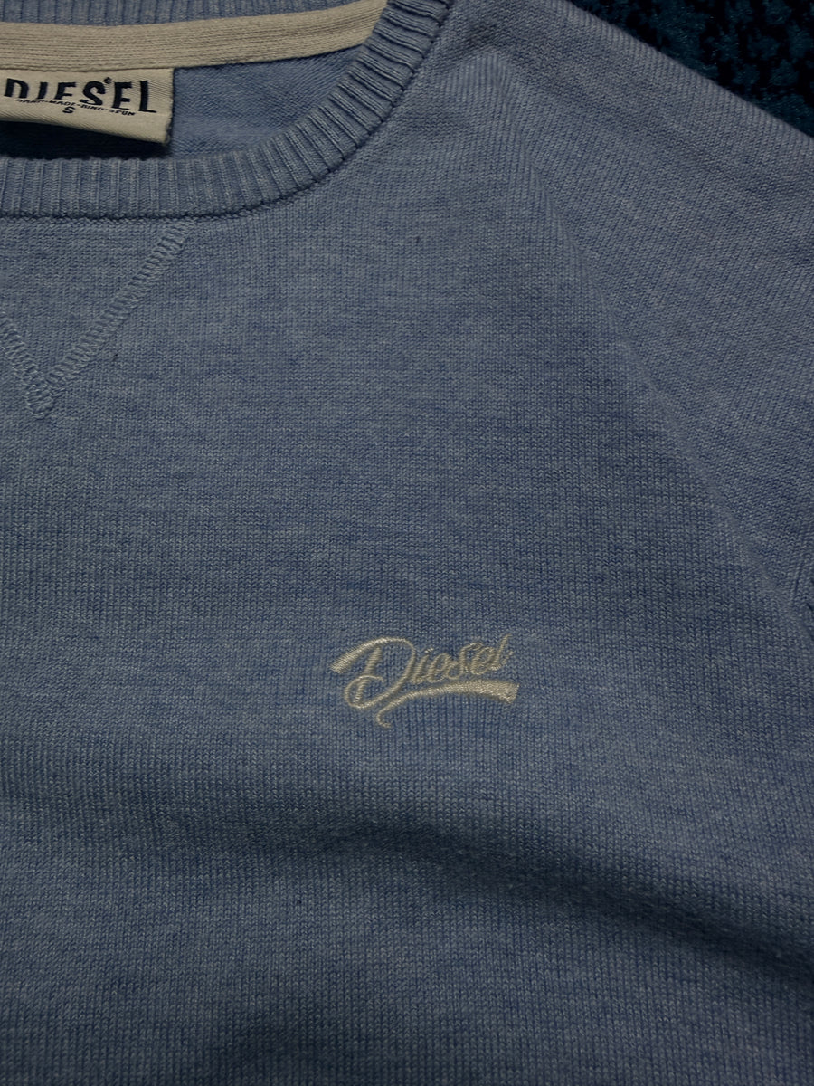Diesel Sky Blue Crewneck Sweater - S