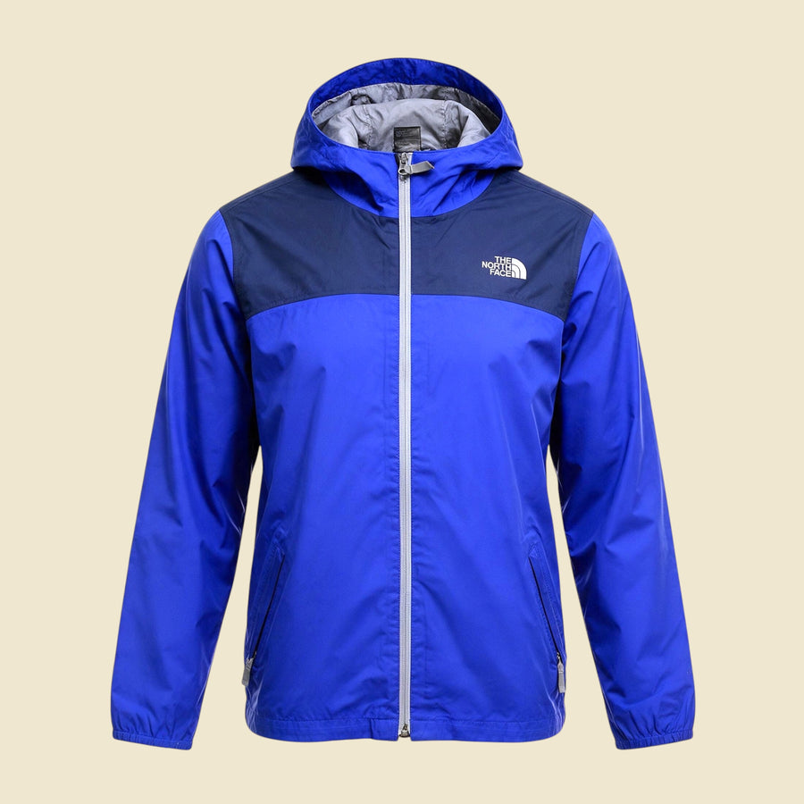 The North Face Blue Hooded Track Jacket - XL