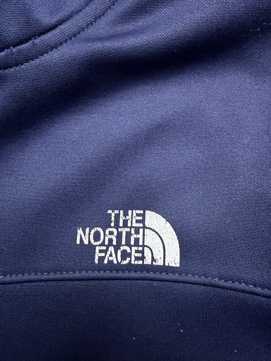 The North Face Navy Blue Fleece Hooded Jacket - M