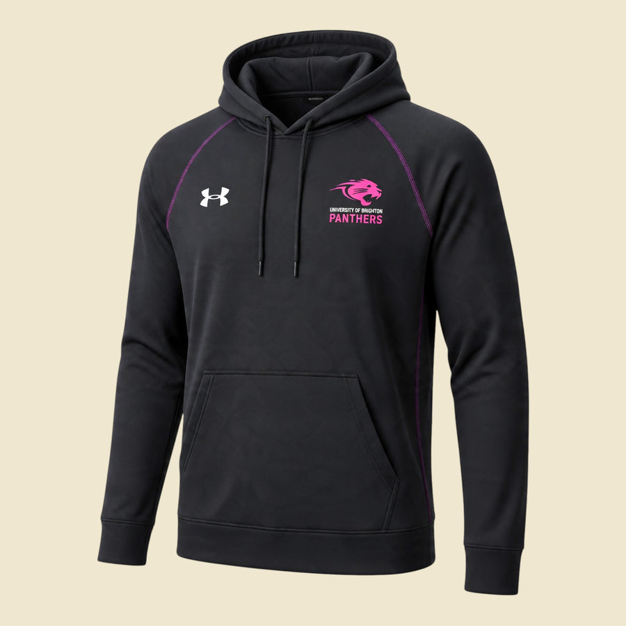 Under Armour Black Fleece Pullover Hoodie - M