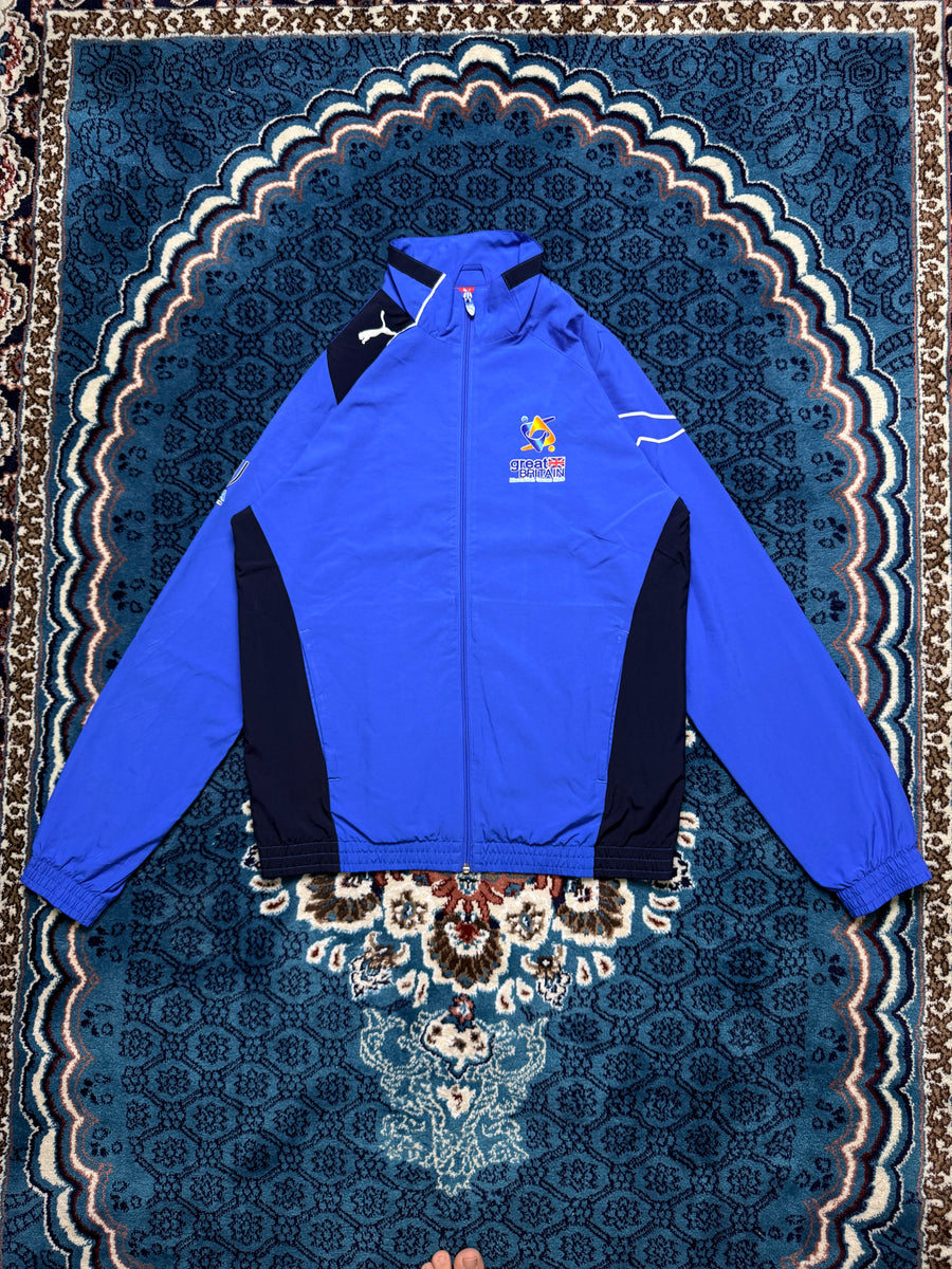 Puma Blue Great Britain Sport Jacket - S