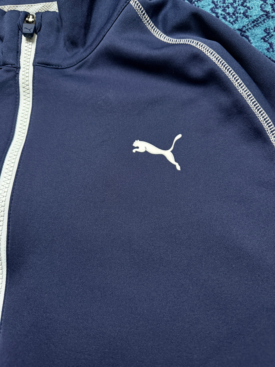 Puma Navy Blue Track Jacket - M