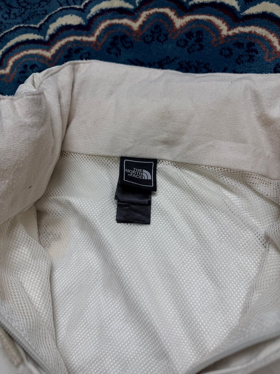 The North Face White Parachute Hooded Jacket - L