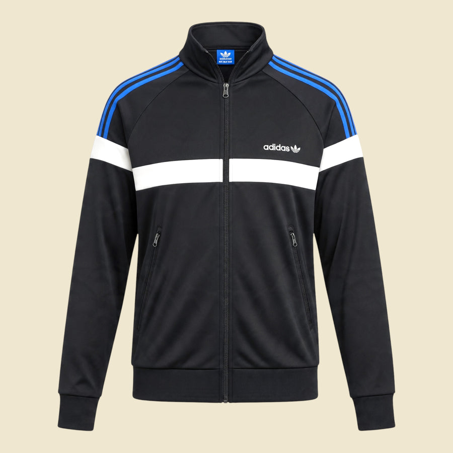 Adidas Black & Blue VTG Track Jacket - M