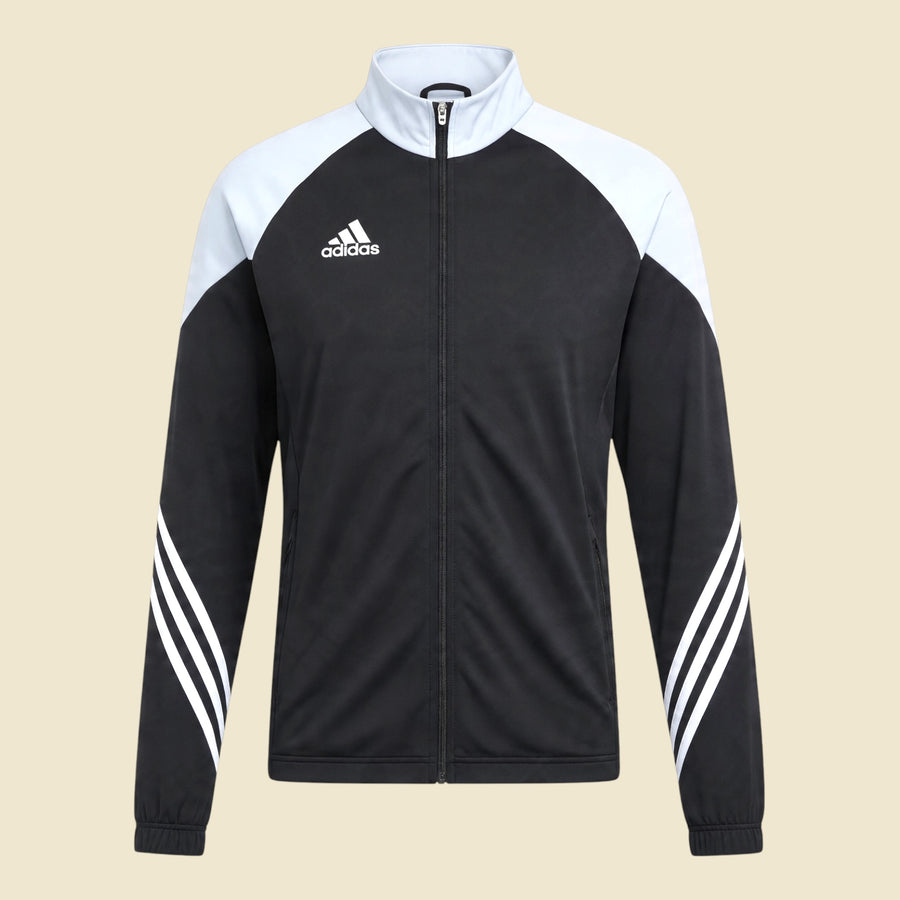 Adidas Grey & Black Vintage Track Jacket - S