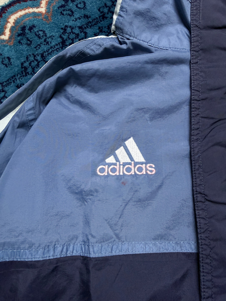 Adidas Blue Real Madrid Vintage Track Jacket - L