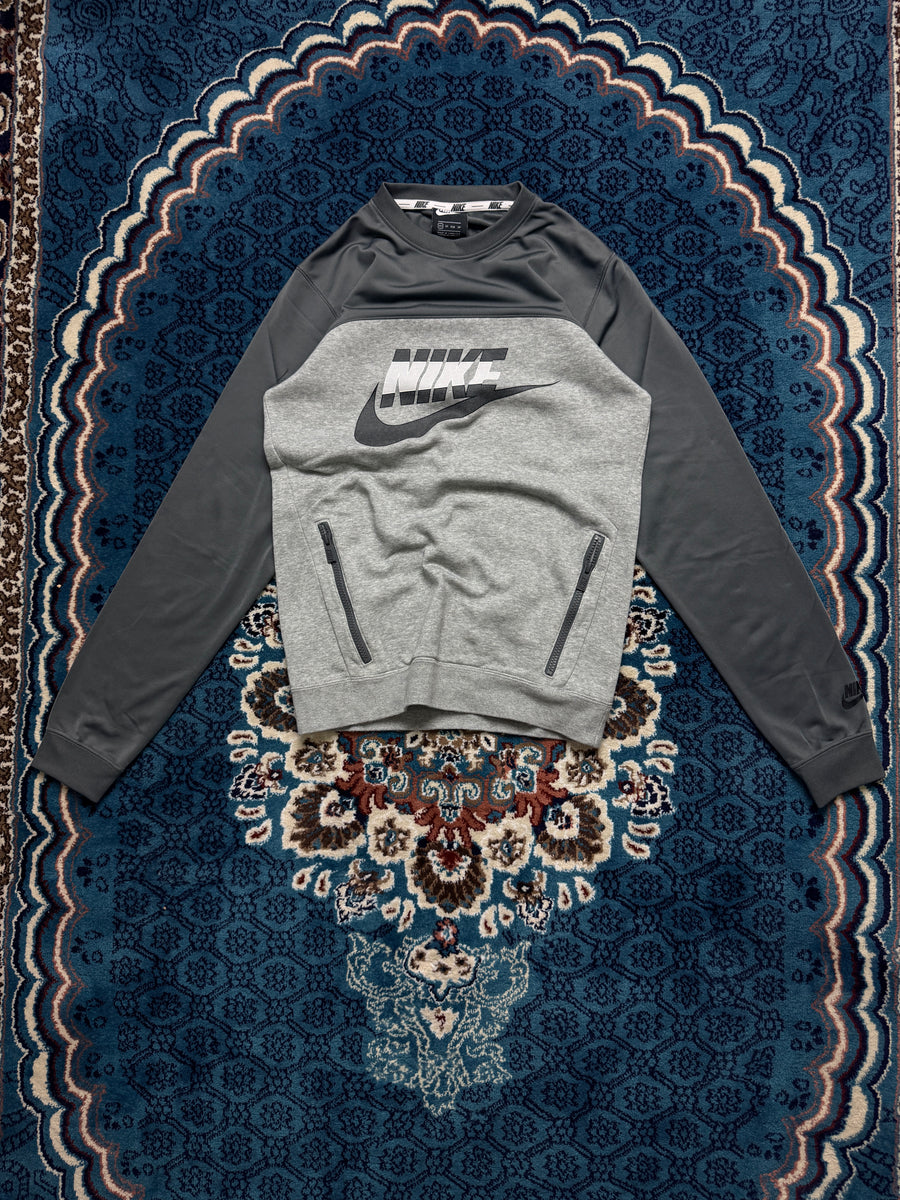 Nike Grey Two Tone Vintage Sweatshirt - XS