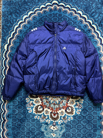 Adidas Navy Blue Puffer Jacket - M