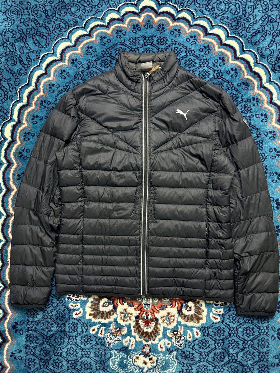 Puma Black Puffer Jacket - L