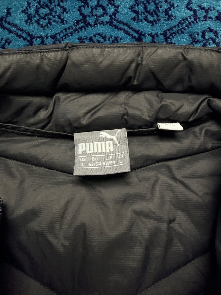 Puma Black Puffer Jacket - L