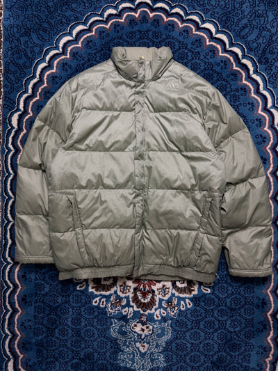 Adidas Olive Green Puffer Jacket - M