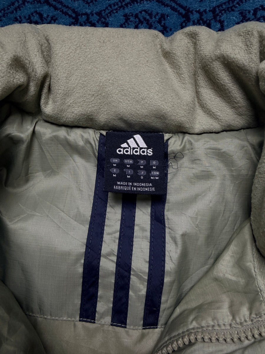 Adidas Olive Green Puffer Jacket - M