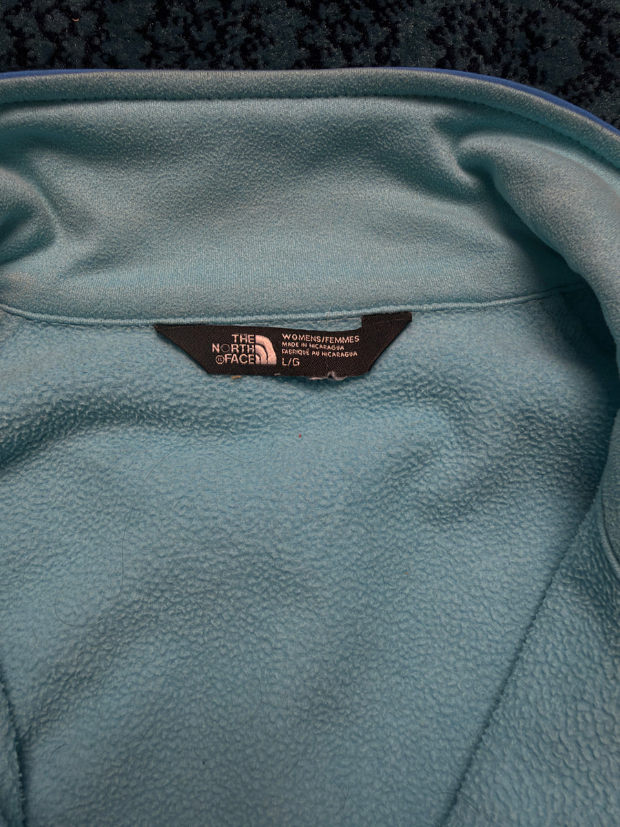 The North Face Blue Fleece Track Jacket - L
