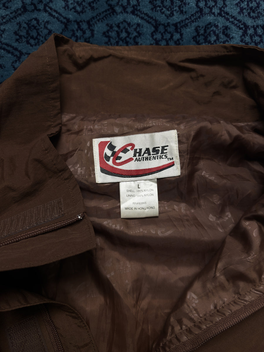 Chase Authentics Brown & Black Racing Jacket - L