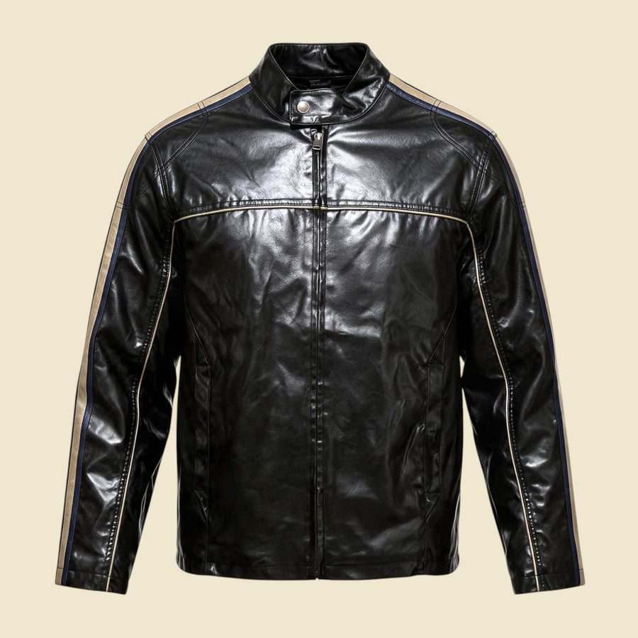 The Original Arizona Jeans Company Black Leather Jacket - L