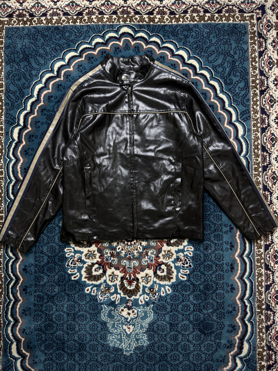 The Original Arizona Jeans Company Black Leather Jacket - L