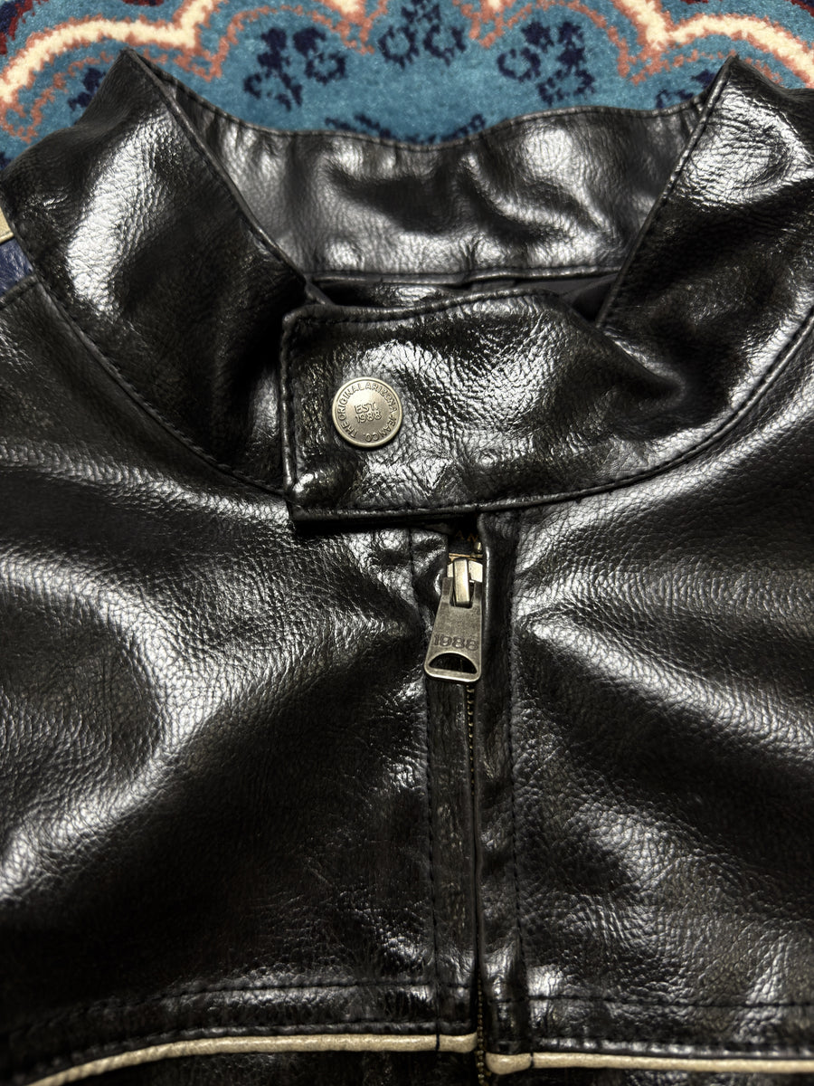 The Original Arizona Jeans Company Black Leather Jacket - L