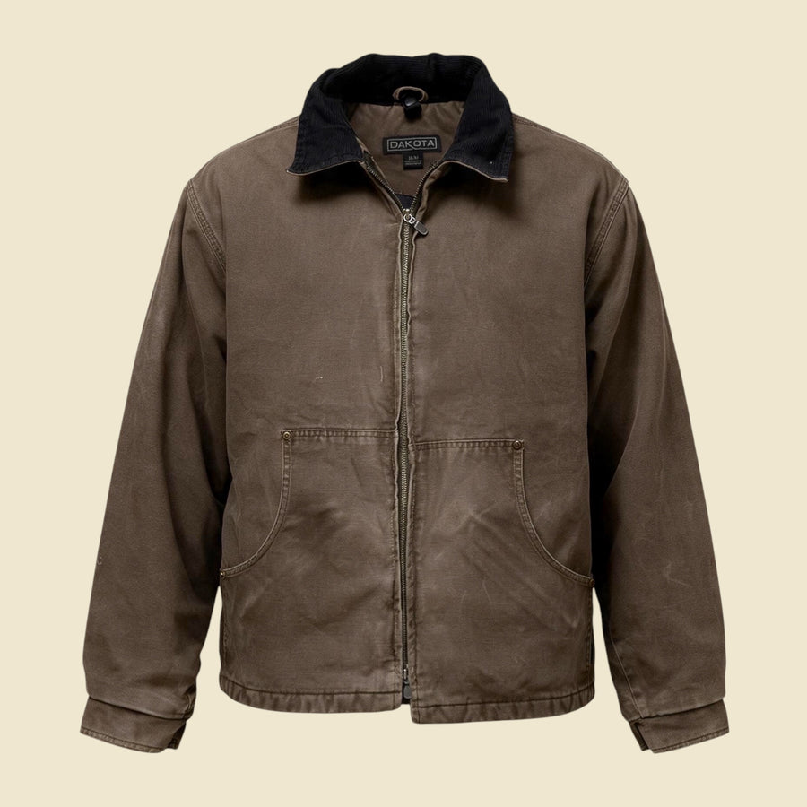 Dakota Olive Green Workwear Jacket - M