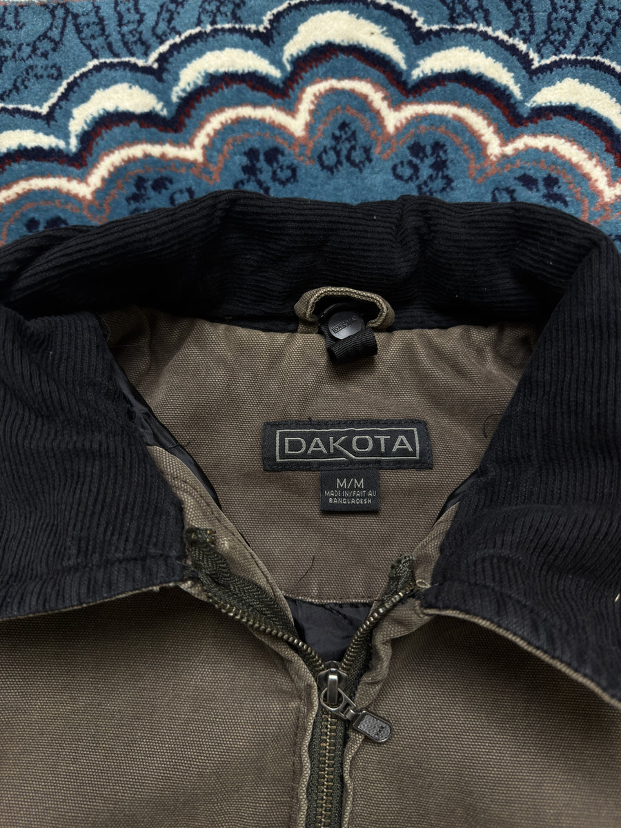 Dakota Olive Green Workwear Jacket - M