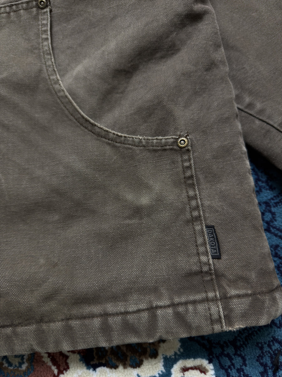 Dakota Olive Green Workwear Jacket - M