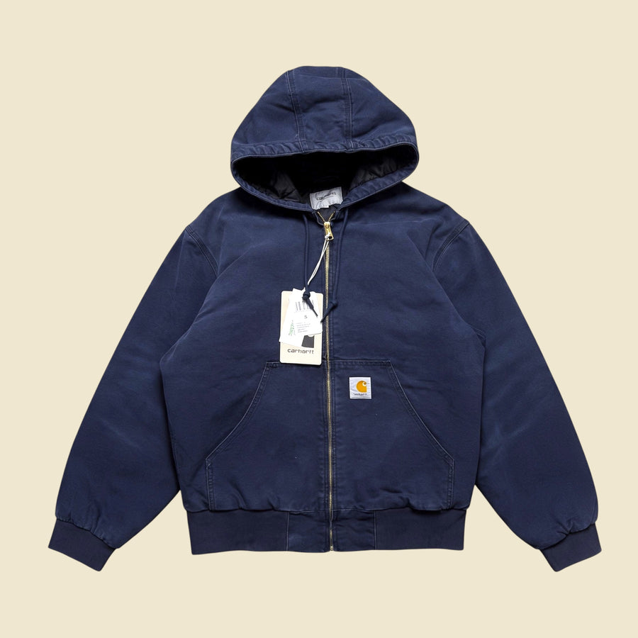 Carhartt Navy Blue OG Active Workwear Jacket Tagged - S