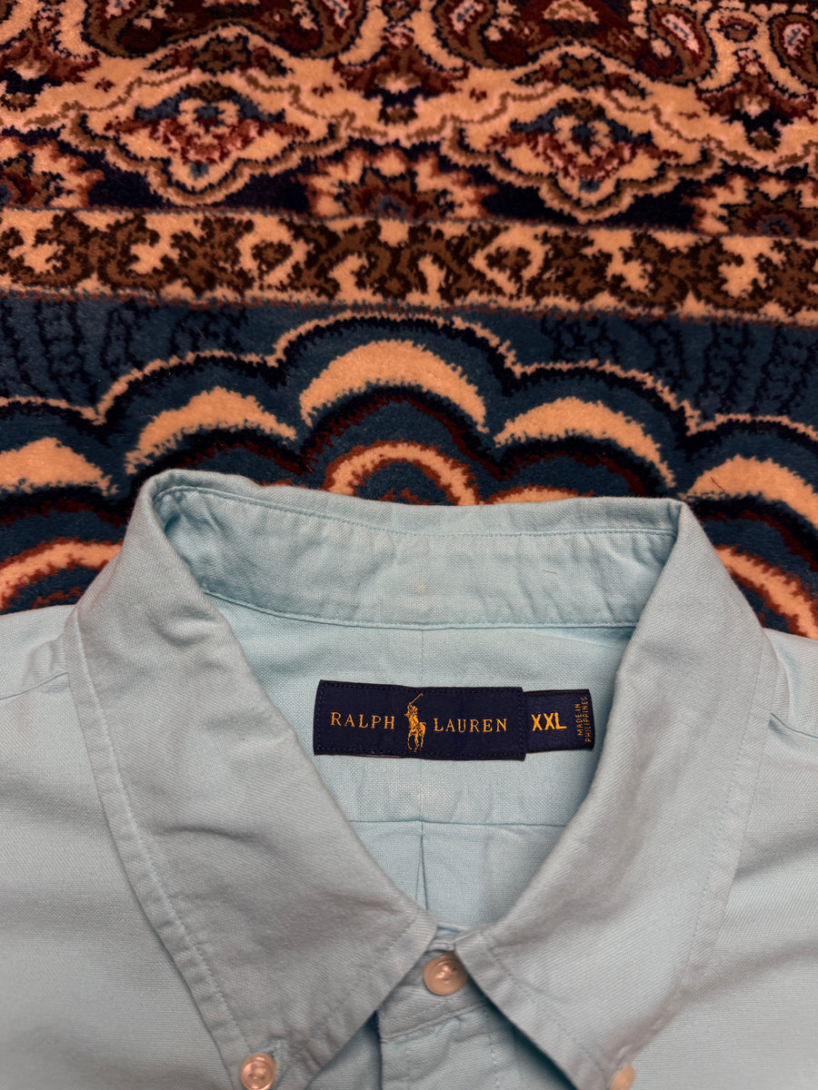 Ralph Lauren Turquoise Button Down Shirt - XXL