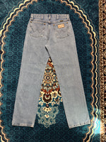 Wrangler Blue Straight Fit Jeans - 30