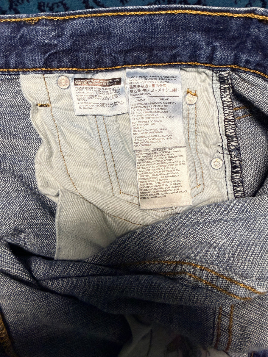 Levi's Blue 569 Faded Relaxed Straight Jeans - 34