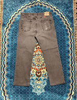 Wrangler Grey Faded Straight Fit Jeans - 36