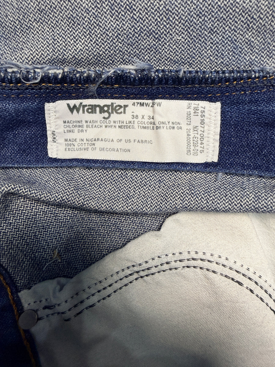 Wrangler Blue Regular Fit Jeans - 38