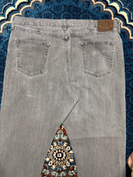 Wrangler Grey Relaxed Fit Jeans - 40