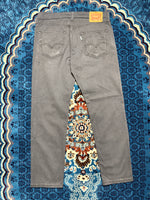 Levi's Grey 502 Regular Tapered Jeans - 34
